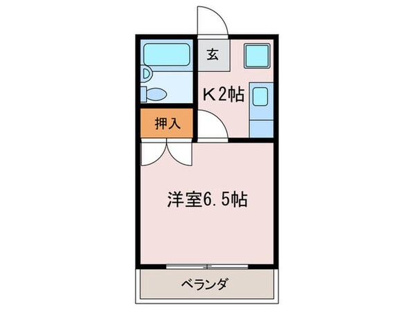 コーポ東海Ⅱの物件間取画像